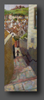 Man Running Down Tamarisk Steps 100x30cm